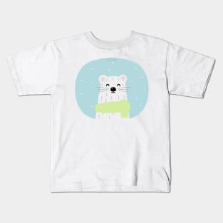 Christmas ermine Kids T-Shirt